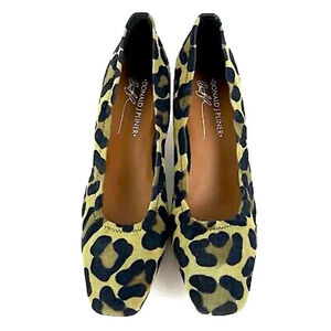Donald J Pliner Leather Animal Print Pumps Mobwife Like New